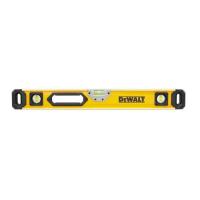 Уровень DeWALT BOX BEAM LEVELS, алюминиевый, 3 капсулы, 600 мм Фото