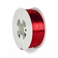 Пластик для 3D-принтера Verbatim PETG, 1.75 мм, 1 кг, red-transparent Фото