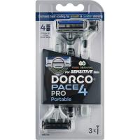 Бритва Dorco Pace 4 Pro Одноразовая Для мужчин 3 шт. Фото