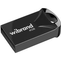 USB флеш накопичувач Wibrand 4GB Hawk Black USB 2.0 Фото