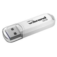 USB флеш накопичувач Wibrand 32GB Marten White USB 3.2 Gen 1 (USB 3.0) Фото