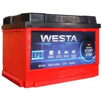 Аккумулятор автомобильный Westa 6CT-63 А (1) RED EFB Фото