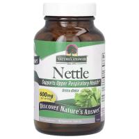 Травы Nature's Answer Крапива, 600 мг, Nettle, 90 вегетарианских капсул Фото