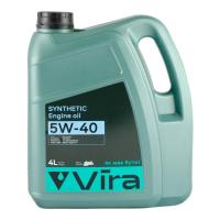 Моторна олива VIRA Synthetic 5W-40 4 л Фото