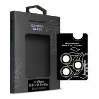 Стекло защитное Armorstandart Camera glass Supreme Black Icon iPhone 15 Pro/15 P Фото