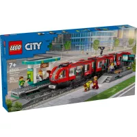 Конструктор LEGO City Трамвай і вокзал у центрі міста 811 деталей Фото