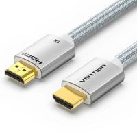Кабель мультимедийный Vention HDMI M to HDMI M 2.0m V2.1 8K60Hz silver Фото
