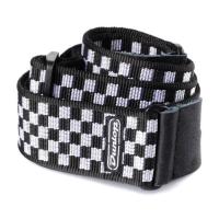 Ремень для гитары Jim Dunlop Classic Black / White Check Strap Фото