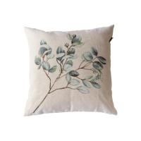 Наволочка Прованс гобеленовая декоративная Ветка Эвкалипта 45х45 Фото