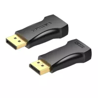 Перехідник Vention DisplayPor M to HDMI F v.2.0 4K 60Hz PVC Фото