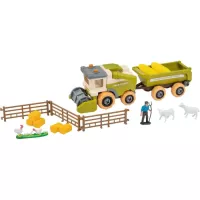 Игровой набор Otamanko Веселый хутор (трактор с прицепом д/бревен, фермер Фото