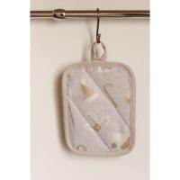 Кухонная прихватка Прованс Шапочки на бежевом 15х20 см Фото