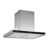 Вытяжка кухонная GRANADO Alcoba 1614-1200 inox black glass Фото