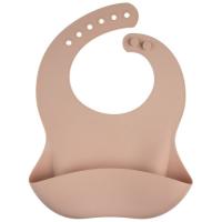 Нагрудничек Canpol babies силиконовый с карманом, бежевый Фото