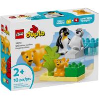 Конструктор LEGO DUPLO Town Семейства диких животных: Пингвины и Ль Фото