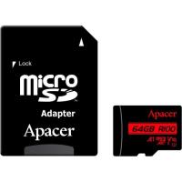 Карта памяти Apacer 64GB microSD class 10 UHS-I V10 A1 Фото