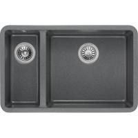 Мийка кухонна GRANADO Under top DOUBLE grafito Фото