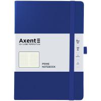Книга записна Axent Partner Prime 145x210 мм 96 аркушів, клітинка син Фото