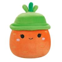 Мягкая игрушка Squishmallows Морковка Каролина в шляпе 19 см Фото