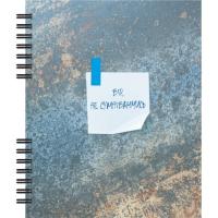 Блокнот Optima В5 пластикова обкладинка, спіраль, 60 аркушів, клі Фото