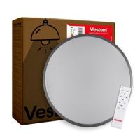 Світильник Vestum RING матовий 80W 480*60мм 3000К-6500К з ДК срібний Фото