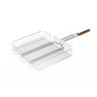 Решётка для гриля СИЛА з високим бортом 56x31x24x5,5см Фото