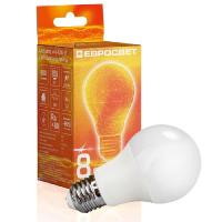 Лампочка Євросвітло 8Вт 4200К A-8-4200-27 Е27 Фото