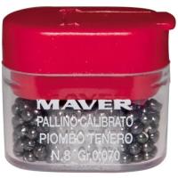 Грузило Maver набір Pallini Supercalibrati Teneri 6 (0.102g) Фото