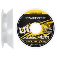 Флюорокарбон Favorite U1 FC 10m 3.5/0.31mm 14.1lb/6.38kg Фото