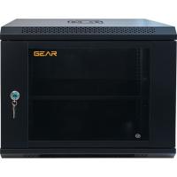 Шафа настінна GEAR 9U 19" 600x450x500 мм, + полка 19", black Фото