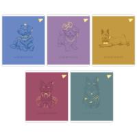 Тетрадь Yes Luxure собачка 18 листов линия Фото