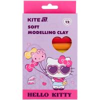Пластилин Kite Hello Kitty восковий, 12 кольорів, 200 г Фото