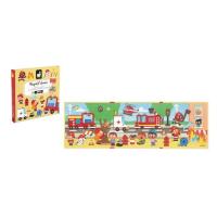 Розвиваюча іграшка Janod Магнітні історії Пожежники 30 елементів Фото