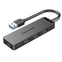 Концентратор Vention USB 3.0 to 4xUSB 3.0 Hub With Power Supply 0.15m b Фото