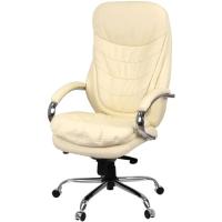 Офисное кресло Аклас Валенсия Soft CH MB Бежевый (Кожа LC-F) Фото