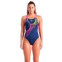 Купальник Arena Ripples Swimsuit V Back B 009021-780 синій 38 Фото