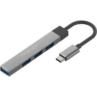 Концентратор Promate USB-C 4-in-1 порти Promate litehub-4.grey Фото