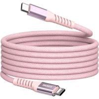 Дата кабель Verbatim USB-C to USB-C 1.2m Magnetic 100W pink Фото