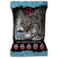 Лакомство для котов Alpha Spirit Fish Snacks 50 г Фото