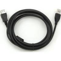 Дата кабель Voltronic USB 2.0 AM/AF 3.0m ferrite black Фото