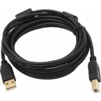 Кабель для принтера Voltronic USB 2.0 AM/BM 1.5m ferrite black Фото