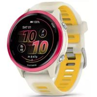 Смарт-часы Garmin Forerunner 570 - 42MM, Bone/Raspberry/Mango, GPS Фото