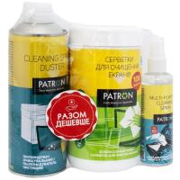 Универсальный чистящий набор Patron Spray f/tech100ml F3-009 +wipesF3-027 +sp.dusterF3 Фото