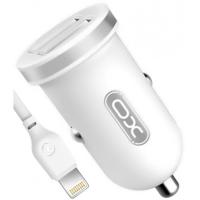 Зарядное устройство XO 2xUSB 2.1A + cable USB to Lightning white Фото