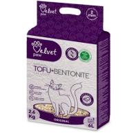 Наполнитель для туалета Velvet Paw TOFU с бентонитом, оригинальный (2 мм) 2.6 кг Фото
