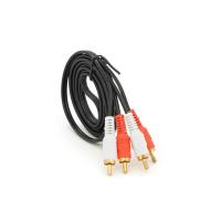 Кабель мультимедийный Voltronic 2xRCA M to 2xRCA M 1.5m black Фото