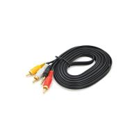 Кабель мультимедийный Voltronic 3.5mm M to 3xRCA M 3.0m black Фото