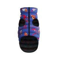 Курточка для тварин WAUDOG Clothes двостороння, "Сила Супермена" XS22 Фото