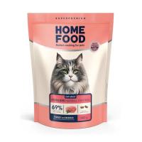 Сухой корм для кошек Home Food Hairball control For sterilised з індичкою та ягод Фото