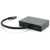 Концентратор Voltronic USB-C 4-in-1 USB 3.0 + USB-C + HDMI + VGA 0.23m si Фото